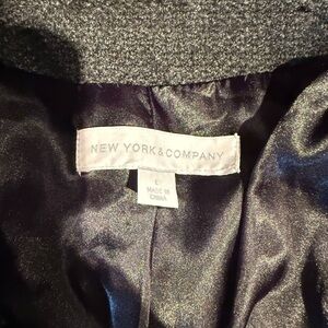 New York & Company Charcoal Outerwear